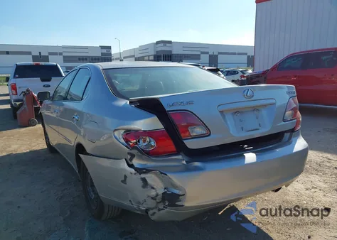 2004 Lexus Es 330 from USA, damaged, VIN JTHBA30G940018988